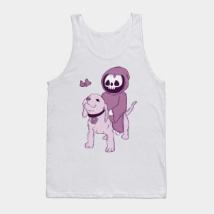 Grim reaper on his puppy Tank Top